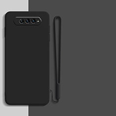 Silikon Hülle Handyhülle Ultra Dünn Flexible Schutzhülle 360 Grad Ganzkörper Tasche YK1 für Xiaomi Black Shark 4 5G Schwarz
