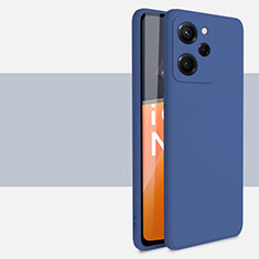 Silikon Hülle Handyhülle Ultra Dünn Flexible Schutzhülle 360 Grad Ganzkörper Tasche YK1 für Xiaomi Poco X5 Pro 5G Blau