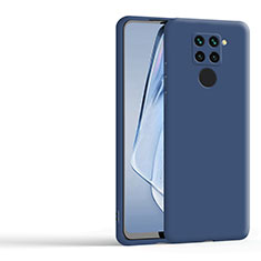 Silikon Hülle Handyhülle Ultra Dünn Flexible Schutzhülle 360 Grad Ganzkörper Tasche YK1 für Xiaomi Redmi 10X 4G Blau