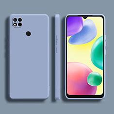 Silikon Hülle Handyhülle Ultra Dünn Flexible Schutzhülle 360 Grad Ganzkörper Tasche YK1 für Xiaomi Redmi 9C Lavendel Grau