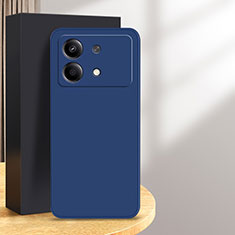 Silikon Hülle Handyhülle Ultra Dünn Flexible Schutzhülle 360 Grad Ganzkörper Tasche YK1 für Xiaomi Redmi Note 13R Pro 5G Blau
