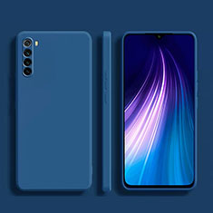 Silikon Hülle Handyhülle Ultra Dünn Flexible Schutzhülle 360 Grad Ganzkörper Tasche YK1 für Xiaomi Redmi Note 8 (2021) Blau
