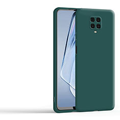 Silikon Hülle Handyhülle Ultra Dünn Flexible Schutzhülle 360 Grad Ganzkörper Tasche YK1 für Xiaomi Redmi Note 9 Pro Grün