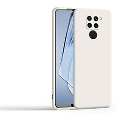 Silikon Hülle Handyhülle Ultra Dünn Flexible Schutzhülle 360 Grad Ganzkörper Tasche YK1 für Xiaomi Redmi Note 9 Weiß