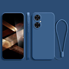 Silikon Hülle Handyhülle Ultra Dünn Flexible Schutzhülle 360 Grad Ganzkörper Tasche YK2 für Huawei Nova 11i Blau