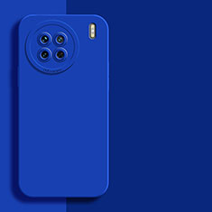 Silikon Hülle Handyhülle Ultra Dünn Flexible Schutzhülle 360 Grad Ganzkörper Tasche YK2 für Vivo X90 5G Blau