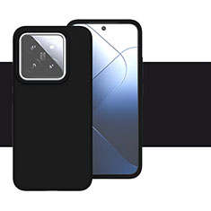 Silikon Hülle Handyhülle Ultra Dünn Flexible Schutzhülle 360 Grad Ganzkörper Tasche YK2 für Xiaomi Mi 14 5G Schwarz