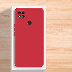 Silikon Hülle Handyhülle Ultra Dünn Flexible Schutzhülle 360 Grad Ganzkörper Tasche YK2 für Xiaomi Redmi 9 India Rot
