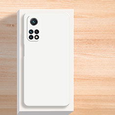 Silikon Hülle Handyhülle Ultra Dünn Flexible Schutzhülle 360 Grad Ganzkörper Tasche YK2 für Xiaomi Redmi Note 11 4G (2022) Weiß