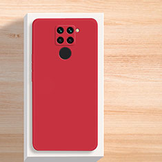Silikon Hülle Handyhülle Ultra Dünn Flexible Schutzhülle 360 Grad Ganzkörper Tasche YK2 für Xiaomi Redmi Note 9 Rot