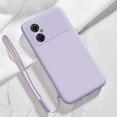 Silikon Hülle Handyhülle Ultra Dünn Flexible Schutzhülle 360 Grad Ganzkörper Tasche YK3 für Xiaomi Redmi Note 11R 5G Violett