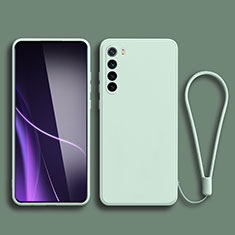 Silikon Hülle Handyhülle Ultra Dünn Flexible Schutzhülle 360 Grad Ganzkörper Tasche YK3 für Xiaomi Redmi Note 8 (2021) Minzgrün