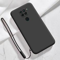 Silikon Hülle Handyhülle Ultra Dünn Flexible Schutzhülle 360 Grad Ganzkörper Tasche YK3 für Xiaomi Redmi Note 9 Schwarz