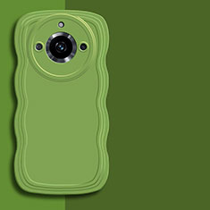 Silikon Hülle Handyhülle Ultra Dünn Flexible Schutzhülle 360 Grad Ganzkörper Tasche YK4 für Realme 11 Pro 5G Grün