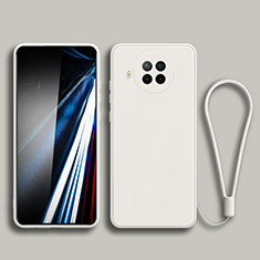 Silikon Hülle Handyhülle Ultra Dünn Flexible Schutzhülle 360 Grad Ganzkörper Tasche YK4 für Xiaomi Mi 10T Lite 5G Weiß