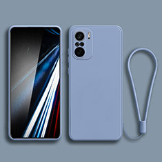 Silikon Hülle Handyhülle Ultra Dünn Flexible Schutzhülle 360 Grad Ganzkörper Tasche YK4 für Xiaomi Mi 11i 5G Lavendel Grau