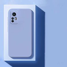 Silikon Hülle Handyhülle Ultra Dünn Flexible Schutzhülle 360 Grad Ganzkörper Tasche YK4 für Xiaomi Mi 12T Pro 5G Lavendel Grau