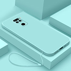 Silikon Hülle Handyhülle Ultra Dünn Flexible Schutzhülle 360 Grad Ganzkörper Tasche YK4 für Xiaomi Redmi 10X 4G Hellblau