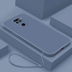 Silikon Hülle Handyhülle Ultra Dünn Flexible Schutzhülle 360 Grad Ganzkörper Tasche YK4 für Xiaomi Redmi 10X 4G Lavendel Grau