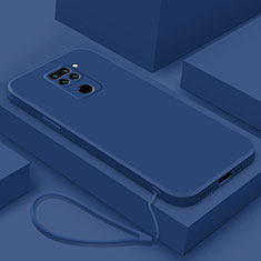Silikon Hülle Handyhülle Ultra Dünn Flexible Schutzhülle 360 Grad Ganzkörper Tasche YK4 für Xiaomi Redmi Note 9 Blau