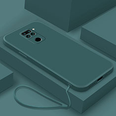 Silikon Hülle Handyhülle Ultra Dünn Flexible Schutzhülle 360 Grad Ganzkörper Tasche YK4 für Xiaomi Redmi Note 9 Nachtgrün