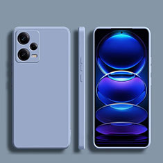 Silikon Hülle Handyhülle Ultra Dünn Flexible Schutzhülle 360 Grad Ganzkörper Tasche YK5 für Xiaomi Redmi Note 12 Explorer Lavendel Grau