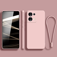 Silikon Hülle Handyhülle Ultra Dünn Flexible Schutzhülle 360 Grad Ganzkörper Tasche YK5 für Xiaomi Redmi Note 13 5G Rosa
