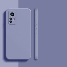 Silikon Hülle Handyhülle Ultra Dünn Flexible Schutzhülle 360 Grad Ganzkörper Tasche YK6 für Xiaomi Mi 12T Pro 5G Lavendel Grau
