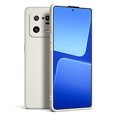 Silikon Hülle Handyhülle Ultra Dünn Flexible Schutzhülle 360 Grad Ganzkörper Tasche YK6 für Xiaomi Mi 13 Pro 5G Weiß
