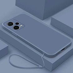 Silikon Hülle Handyhülle Ultra Dünn Flexible Schutzhülle 360 Grad Ganzkörper Tasche YK6 für Xiaomi Poco X5 5G Lavendel Grau
