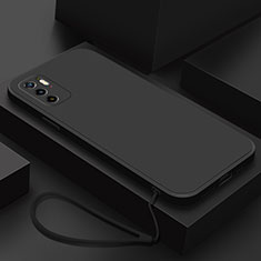 Silikon Hülle Handyhülle Ultra Dünn Flexible Schutzhülle 360 Grad Ganzkörper Tasche YK6 für Xiaomi Redmi Note 10T 5G Schwarz