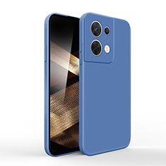 Silikon Hülle Handyhülle Ultra Dünn Flexible Schutzhülle 360 Grad Ganzkörper Tasche YK6 für Xiaomi Redmi Note 13 Pro 5G Blau