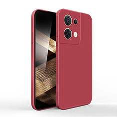 Silikon Hülle Handyhülle Ultra Dünn Flexible Schutzhülle 360 Grad Ganzkörper Tasche YK6 für Xiaomi Redmi Note 13 Pro 5G Rot