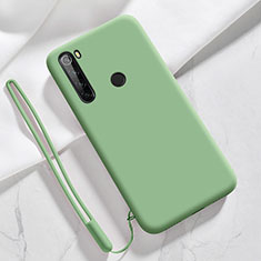 Silikon Hülle Handyhülle Ultra Dünn Flexible Schutzhülle 360 Grad Ganzkörper Tasche YK6 für Xiaomi Redmi Note 8 (2021) Grün