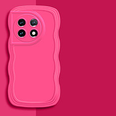 Silikon Hülle Handyhülle Ultra Dünn Flexible Schutzhülle 360 Grad Ganzkörper Tasche YK7 für OnePlus 11R 5G Pink