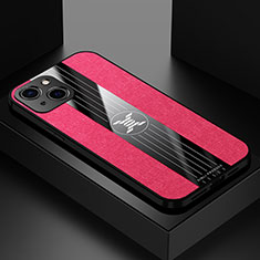 Silikon Hülle Handyhülle Ultra Dünn Flexible Schutzhülle Tasche A04 für Apple iPhone 13 Mini Rot