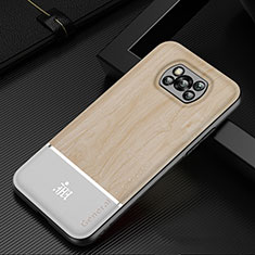 Silikon Hülle Handyhülle Ultra Dünn Flexible Schutzhülle Tasche JM1 für Xiaomi Poco X3 NFC Gold