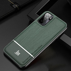 Silikon Hülle Handyhülle Ultra Dünn Flexible Schutzhülle Tasche JM1 für Xiaomi Redmi Note 10 4G Grün
