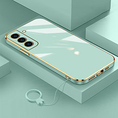 Silikon Hülle Handyhülle Ultra Dünn Flexible Schutzhülle Tasche M01 für Samsung Galaxy S21 FE 5G Grün