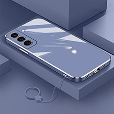 Silikon Hülle Handyhülle Ultra Dünn Flexible Schutzhülle Tasche M01 für Samsung Galaxy S23 5G Blau