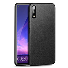 Silikon Hülle Handyhülle Ultra Dünn Flexible Schutzhülle Tasche S01 für Huawei Enjoy 10 Schwarz