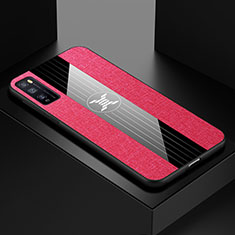 Silikon Hülle Handyhülle Ultra Dünn Flexible Schutzhülle Tasche S01 für Huawei Enjoy Z 5G Pink
