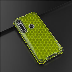 Silikon Hülle Handyhülle Ultra Dünn Flexible Schutzhülle Tasche S01 für Motorola Moto G8 Play Grün