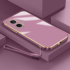 Silikon Hülle Handyhülle Ultra Dünn Flexible Schutzhülle Tasche S01 für Nothing Phone 1 Violett