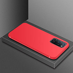Silikon Hülle Handyhülle Ultra Dünn Flexible Schutzhülle Tasche S01 für Oppo A52 Rot