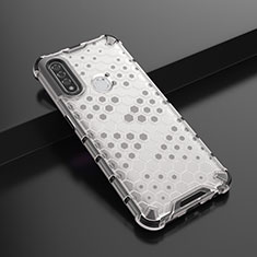 Silikon Hülle Handyhülle Ultra Dünn Flexible Schutzhülle Tasche S01 für Oppo A8 Weiß