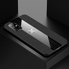 Silikon Hülle Handyhülle Ultra Dünn Flexible Schutzhülle Tasche S01 für Samsung Galaxy A51 5G Schwarz
