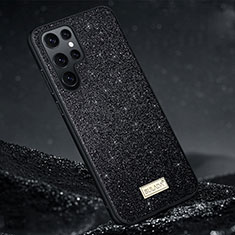 Silikon Hülle Handyhülle Ultra Dünn Flexible Schutzhülle Tasche S01 für Samsung Galaxy S21 Ultra 5G Schwarz