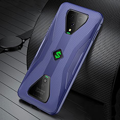 Silikon Hülle Handyhülle Ultra Dünn Flexible Schutzhülle Tasche S01 für Xiaomi Black Shark 3 Blau