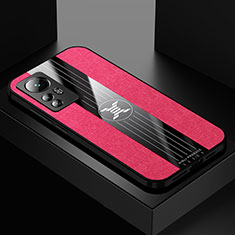 Silikon Hülle Handyhülle Ultra Dünn Flexible Schutzhülle Tasche S01 für Xiaomi Mi 12 5G Rot